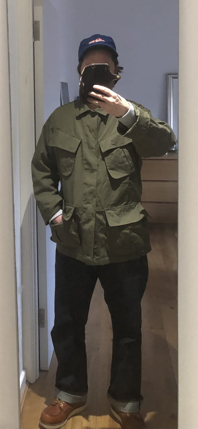 Customer photo review of US Army 5th Model Tropical Jungle Fatigue Jacket