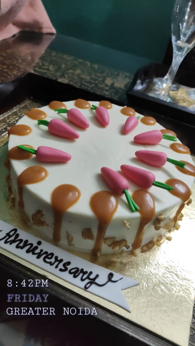 Customer photo review of Ultimate Carrot Cake
