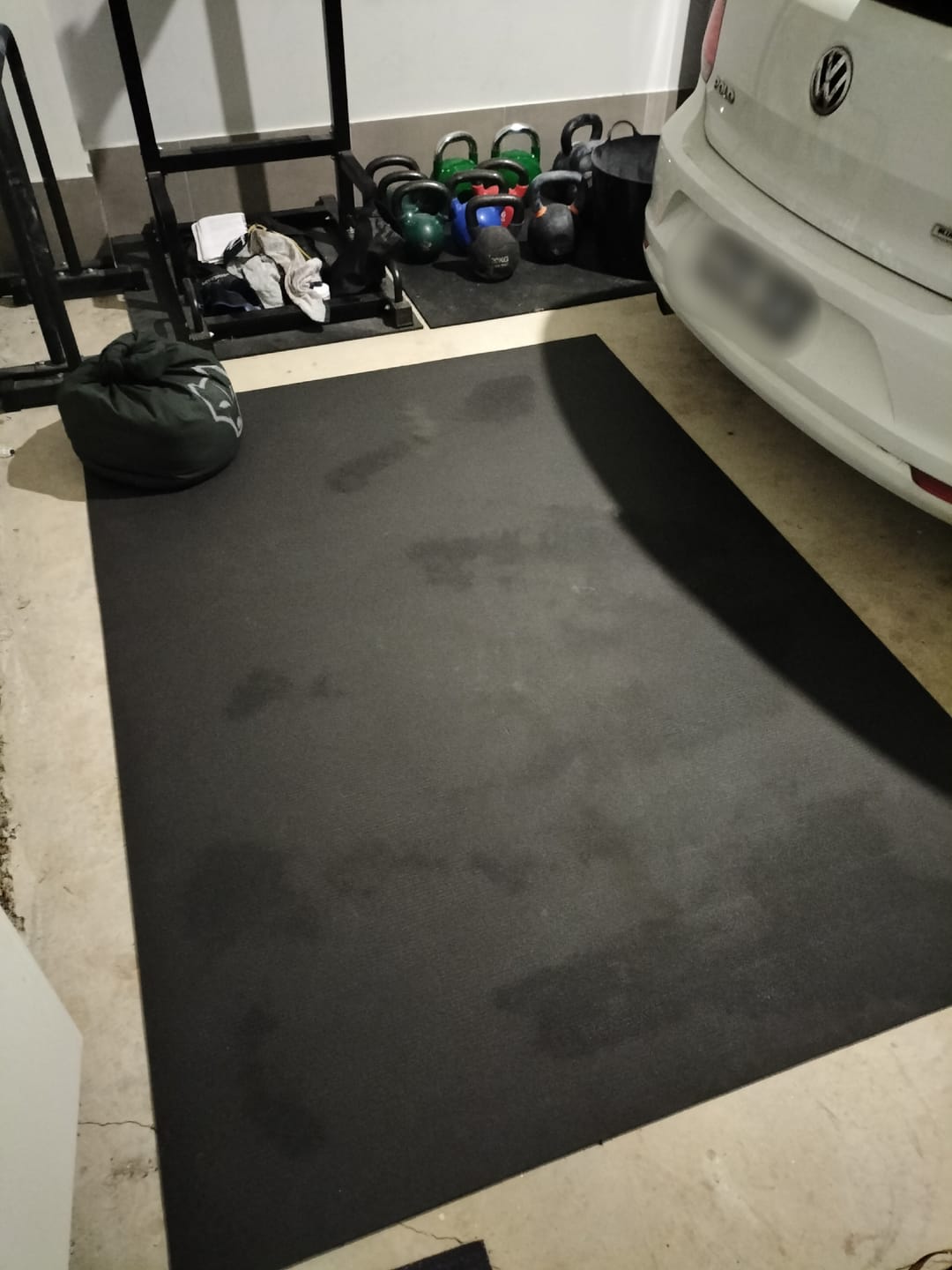 Customer photo review of Miramat® Mega - 214cm x 153cm - Very Large Exercise Mat - In Stock