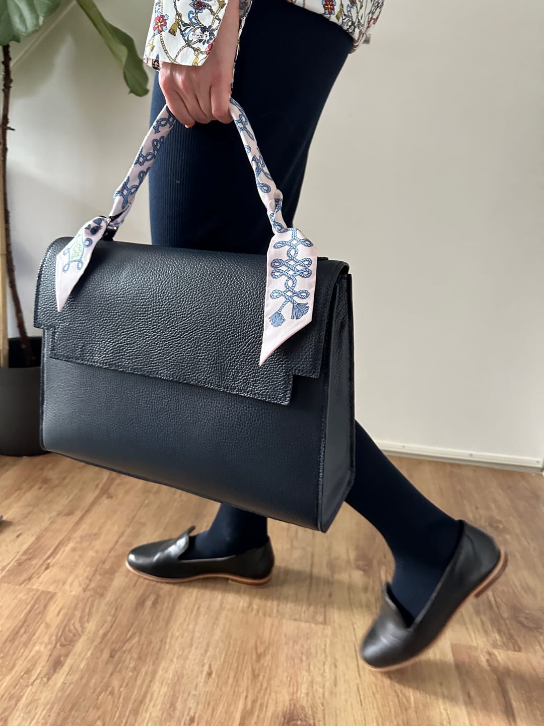 Customer photo review of DIY-Box: The Business Bag *Eckige Klappe*