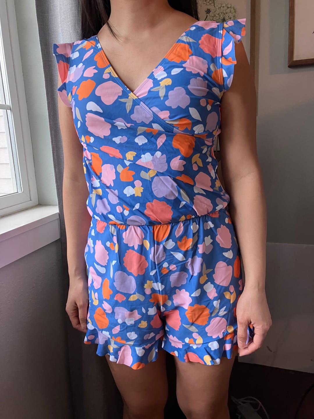 Customer photo review of ginger swim romper
