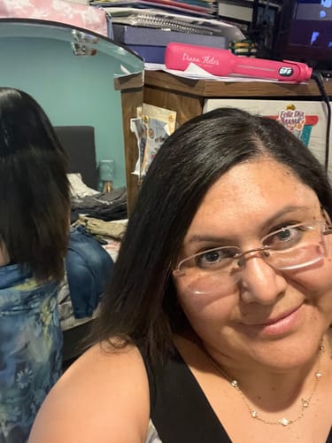 Customer photo review of ENTREGA INMEDIATA NEW Plancha »Titanio Profesional Diana Fletes Quality INFRARED