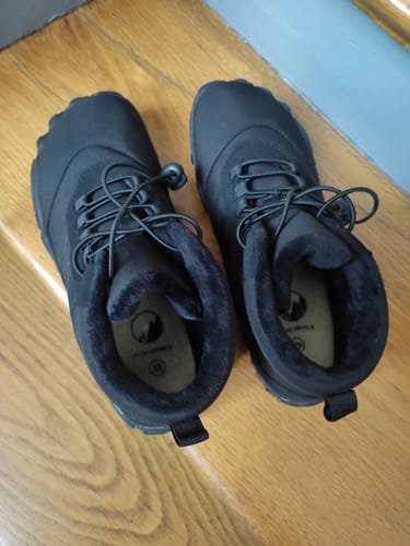 Customer photo review of Winter Pro - wasserfeste Barfußschuhe