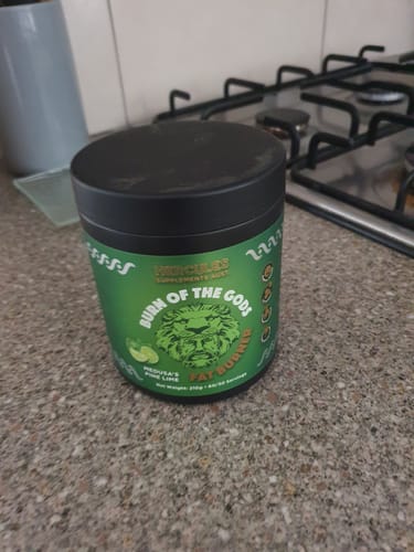 Customer photo review of Burn of the Gods - Fat Burner
