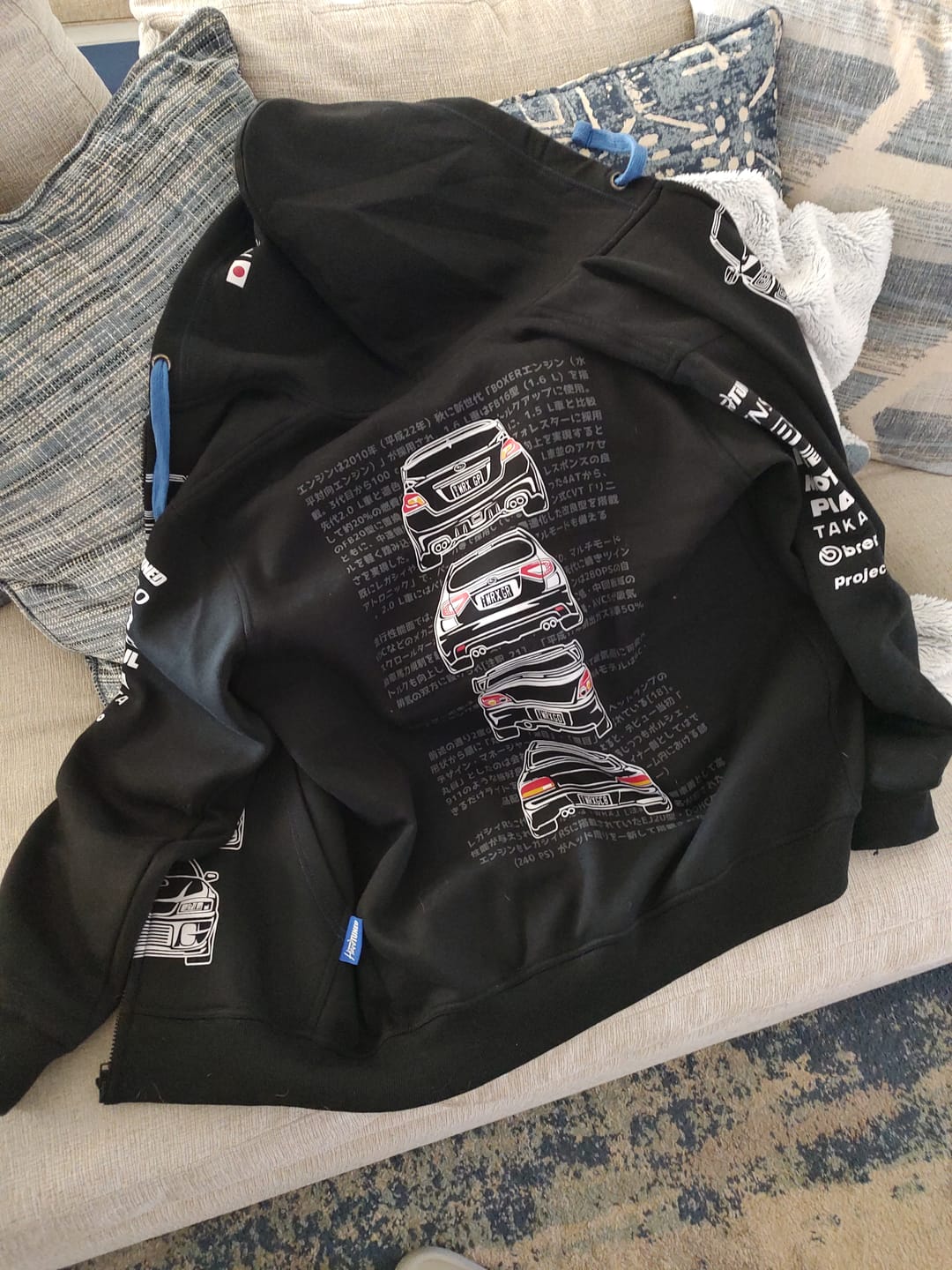 Customer photo review of Subaru WRX STi Hoodie