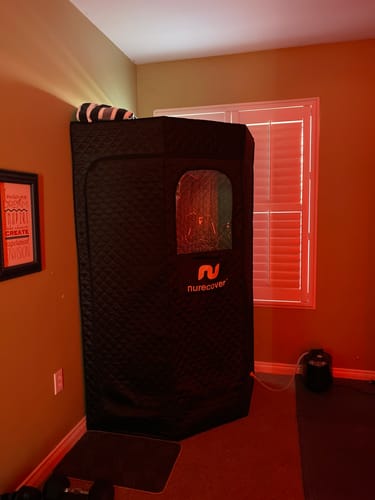 Customer photo review of nurecover Tropic® Home Steam Sauna