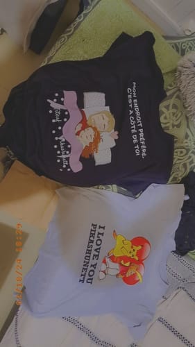 Customer photo review of Dormeurs - T-Shirt personnalisé