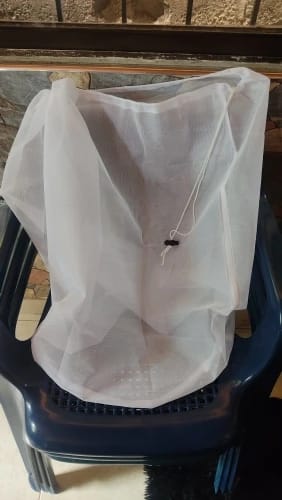 Customer photo review of Laundry Bag Mesh Storage Wash Machine