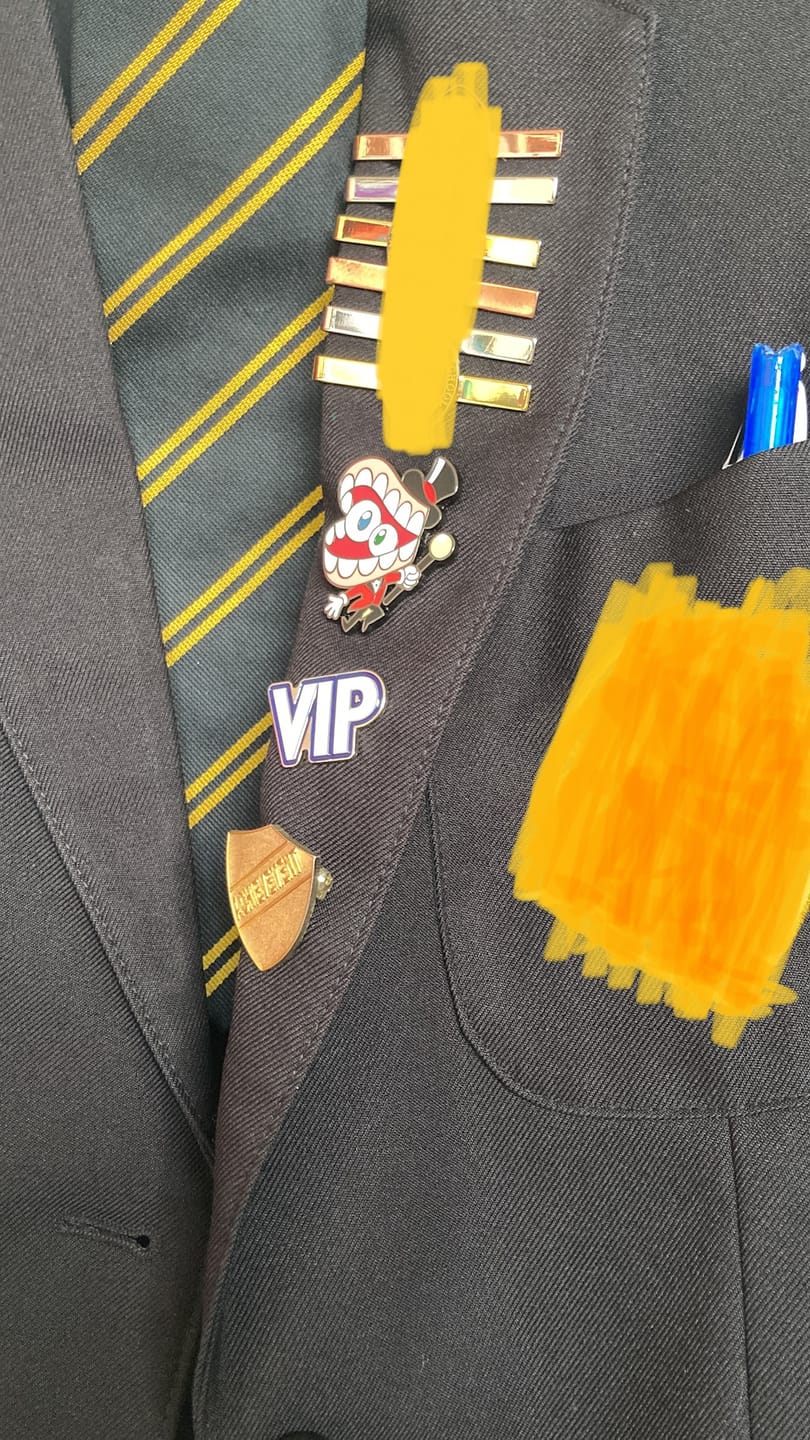 Customer photo review of Caine Pin