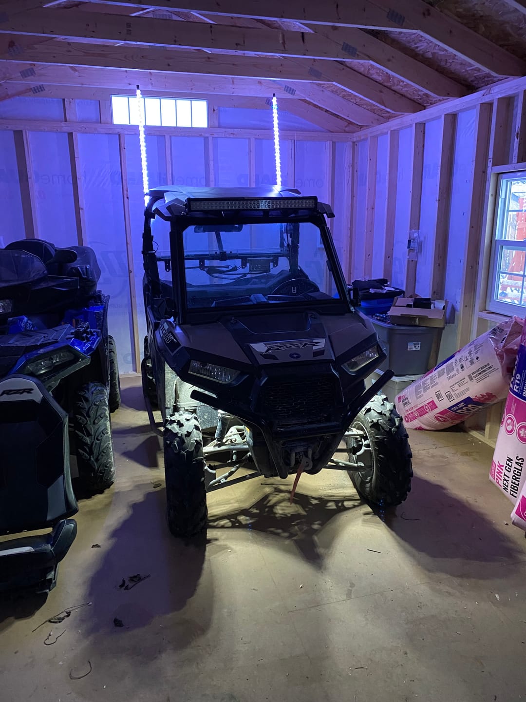 Customer photo review of Universal 8 Pods RGB Rock Light Kit for UTV ATV Jeep Truck SUV Car