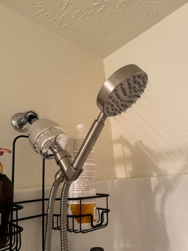 Customer photo review of 1-Spray Handheld Shower Head Set