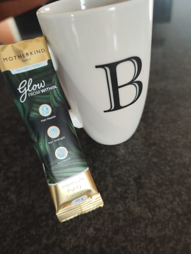 Customer photo review of Glow From Within Collagen Single Servings