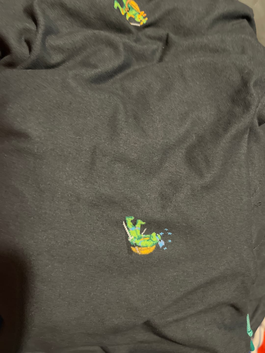 Customer photo review of Teenage Mutant Ninja Turtles "Choose Your Turtle (At Night)" – Performance Hoodie