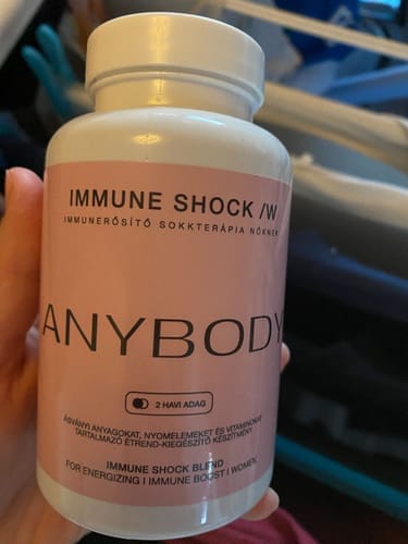 Customer photo review of Anybody IMMUNE SHOCK Nőknek 60x Kúra