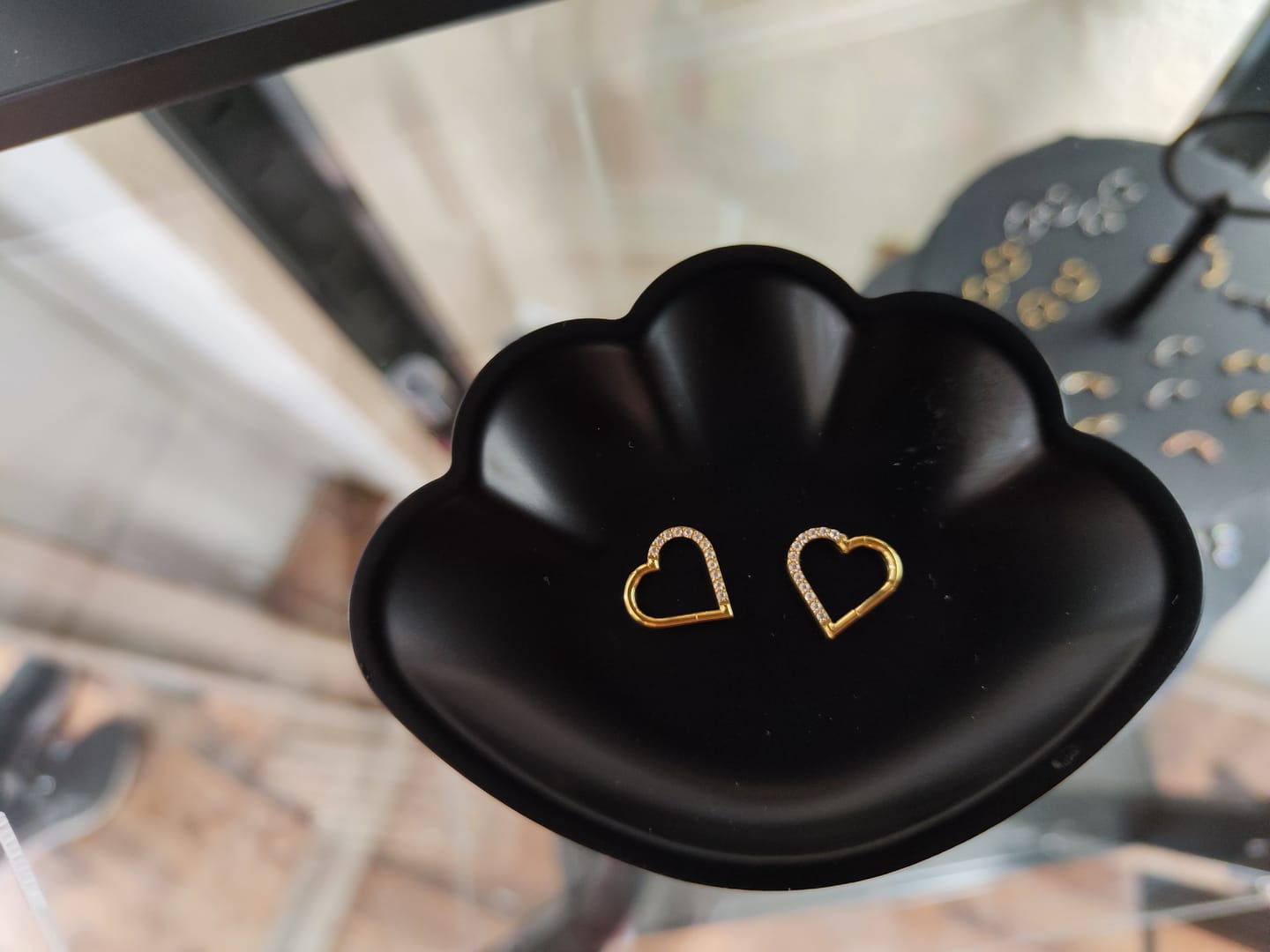 Customer photo review of Heart Clicker Piercing | Titan