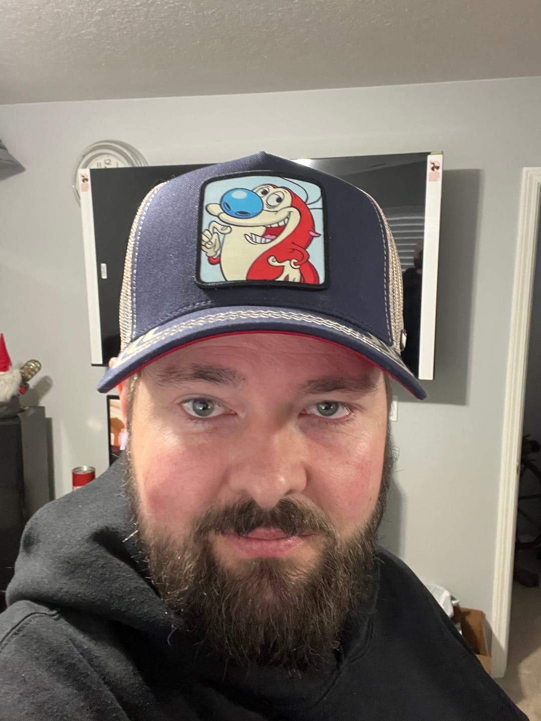 Customer photo review of OVERLORD X Ren & Stimpy: Stimpy Trucker Cap