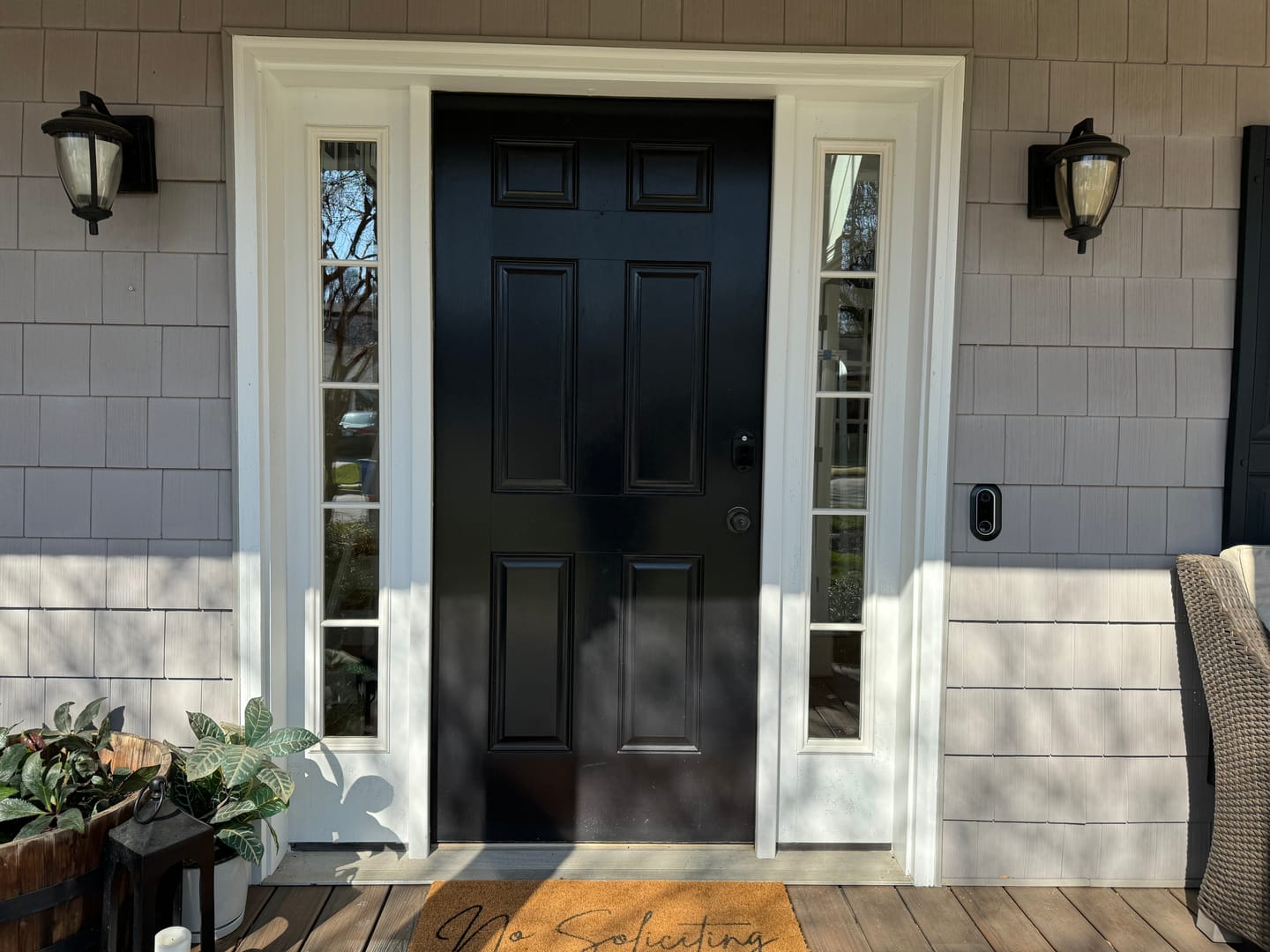 Customer photo review of Clear 1 Lite Glass and Frame Kit (Full Sidelite)
