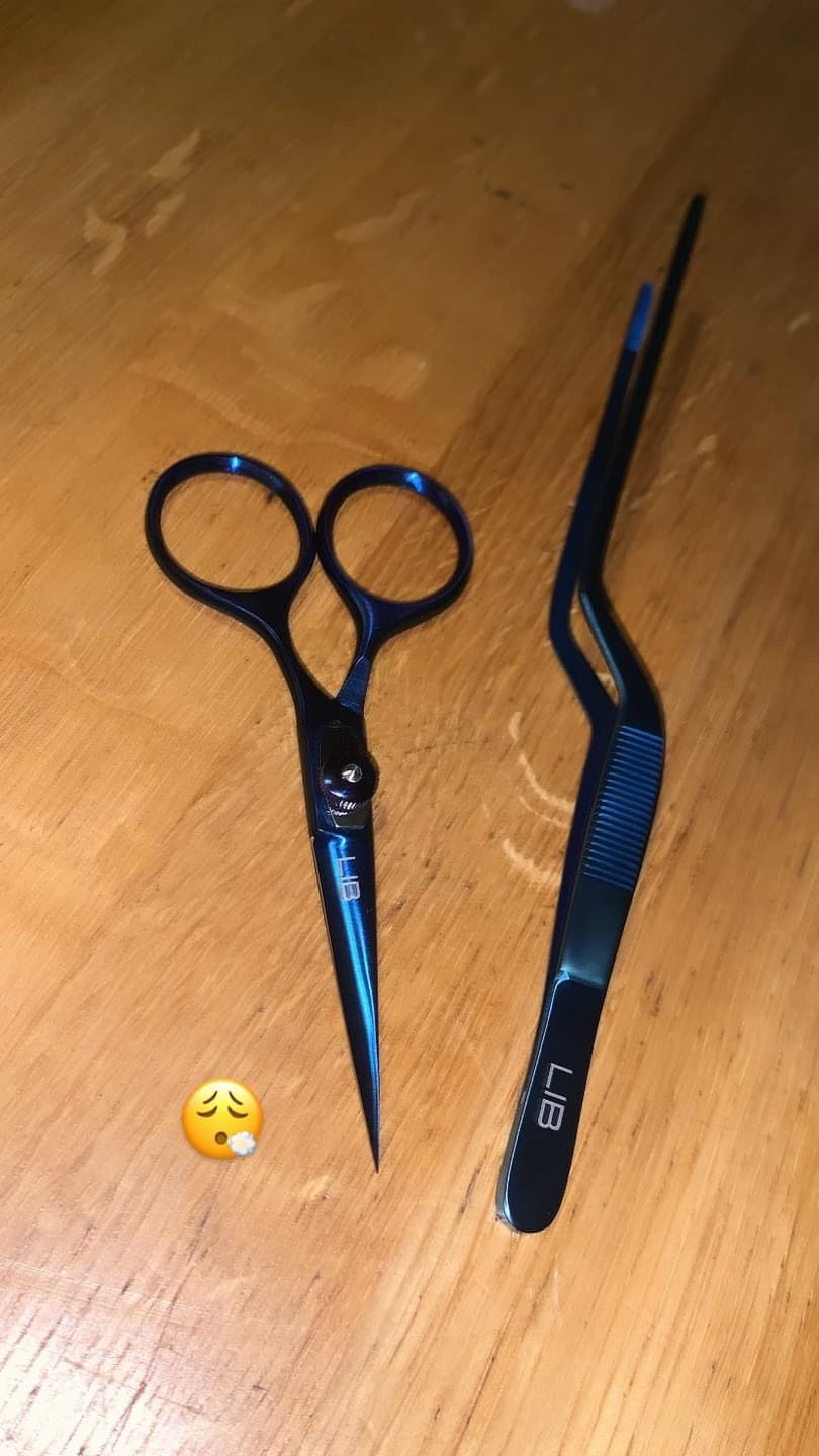 Customer photo review of SuperSharp Kitchen Scissors