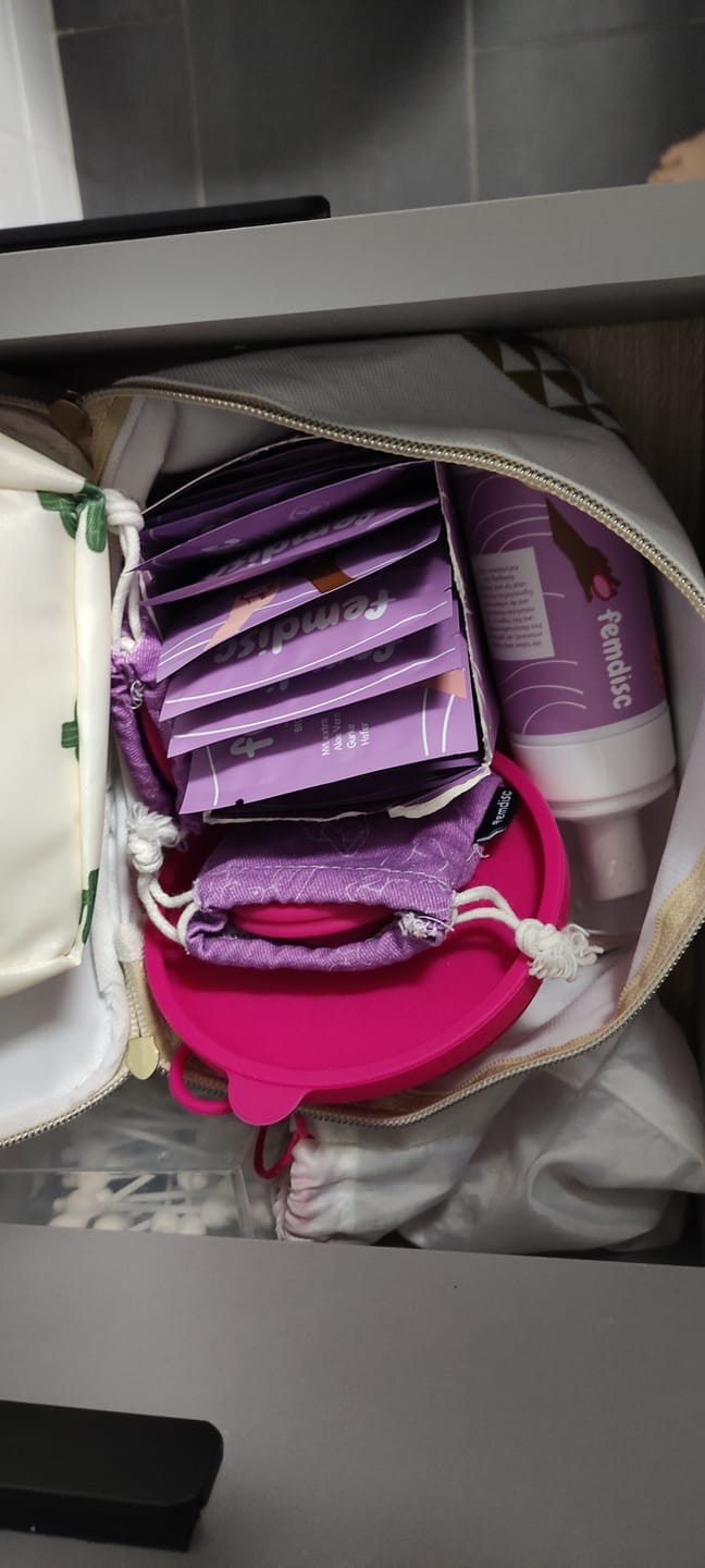 Customer photo review of femdisc Reinigungstücher für unterwegs