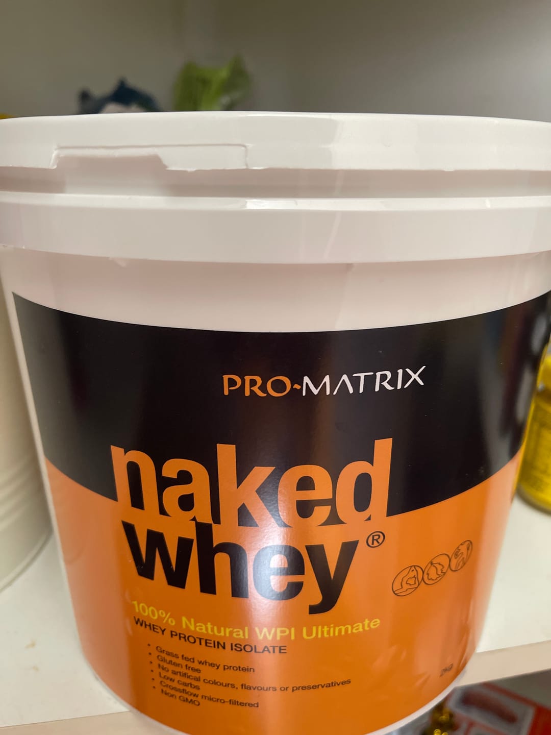 Customer photo review of 2kg UNFLAVOURED, Isolate NAKED WHEY