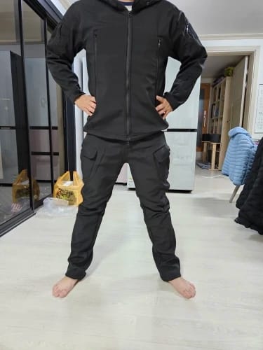 Customer photo review of סט סופטשל מעיל + מכנס