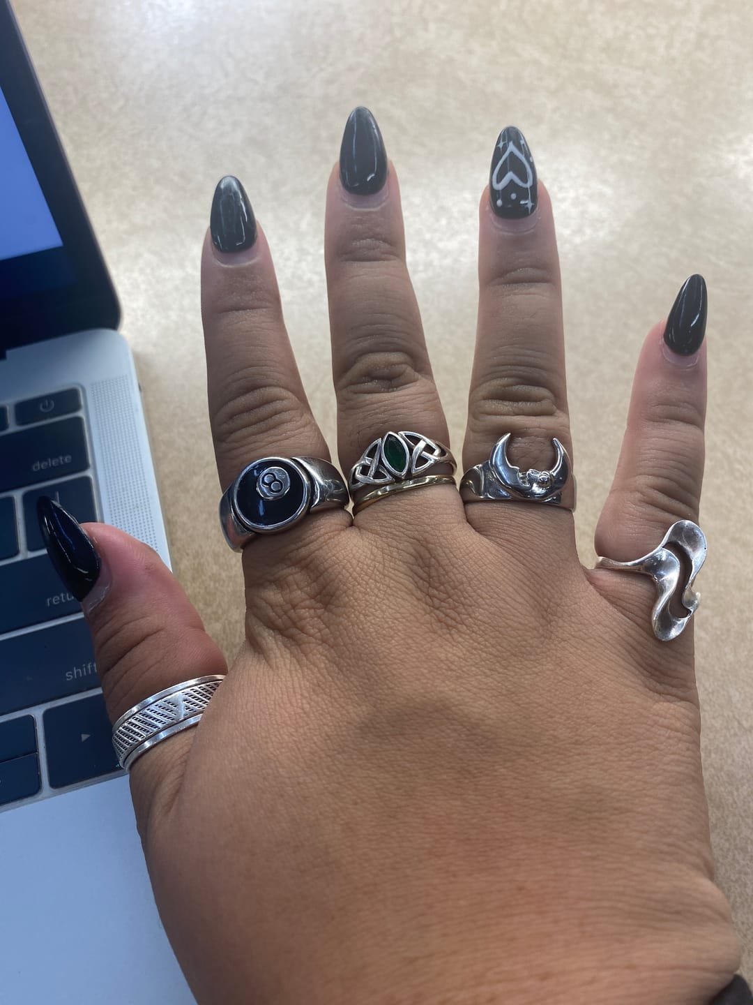 Customer photo review of LUNA THE LUNATIC LUNAR RING