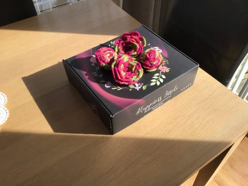 Customer photo review of 'Future Dreams' Special Edition Knitting/Crochet Box 🌹💖