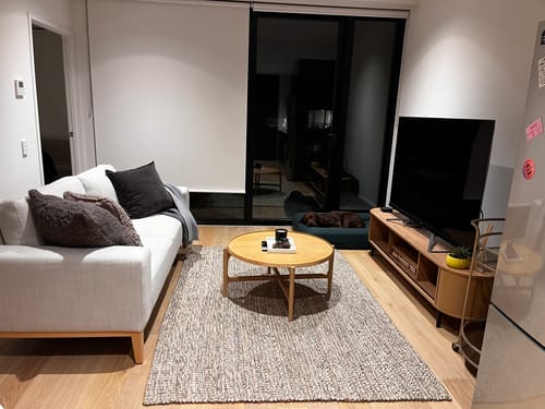 Customer photo review of Arabella Grey Wool & Jute Rug
