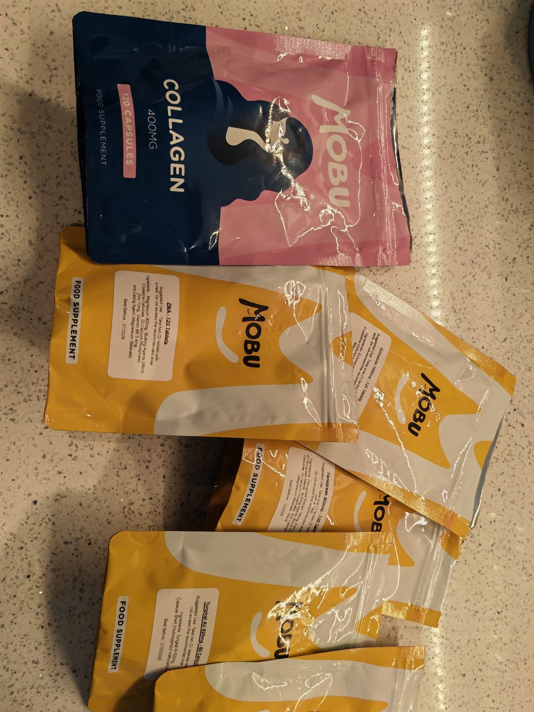 Customer photo review of Bovine Collagen 400mg Capsules