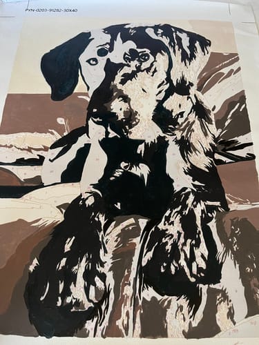 Customer photo review of Custom Paint By Numbers Kit - Upload Your Photo - Brush Set Included