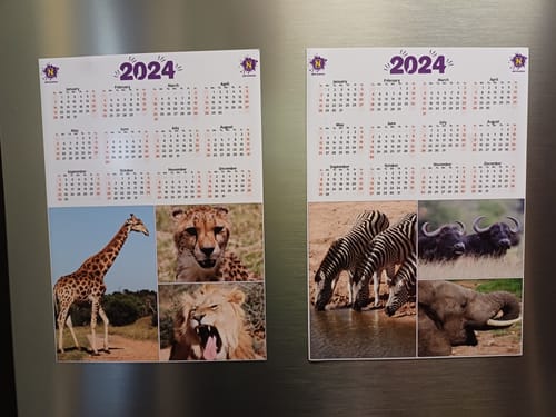 Debbie G. review of A4 Size Calendar Fridge Magnet image 1 out of 1