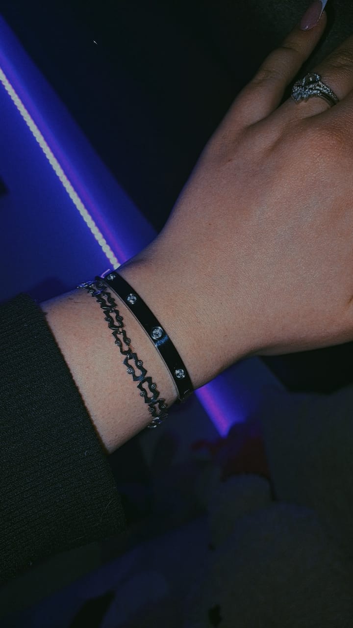 Customer photo review of Bratara Love - Argintiu