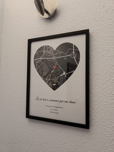 Customer photo review of Là où tout a commencé - Affiche personnalisée