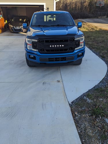 Customer photo review of Armor Grille w/Off-Road Lights - Matte Black for 2018-2020 Ford F150