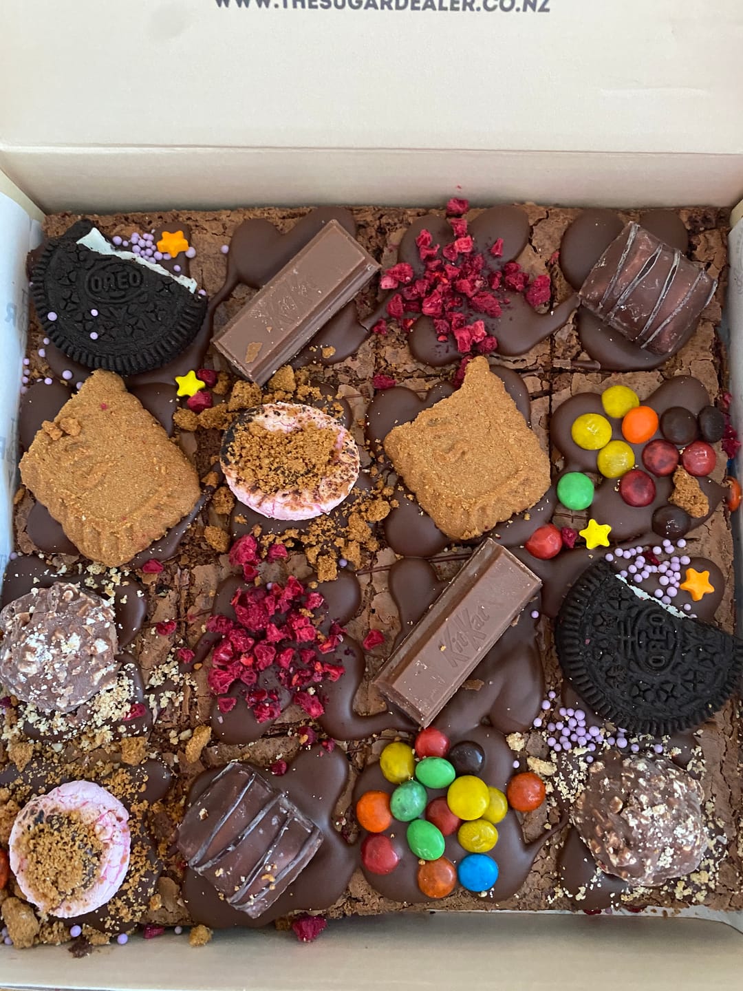Customer photo review of Mixed assortment brownie
