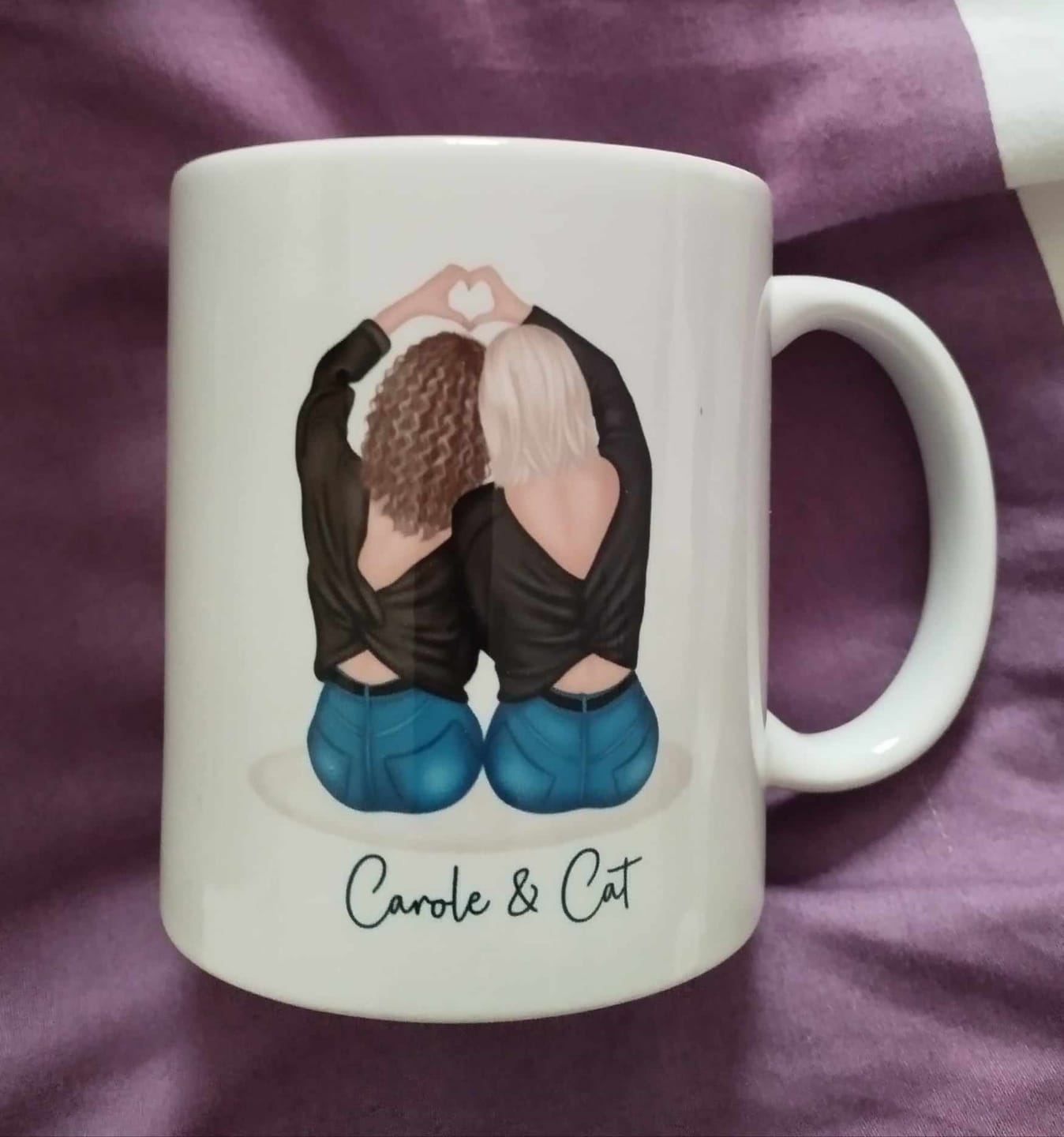 Customer photo review of Mug Personnalisé - Meilleures Amies
