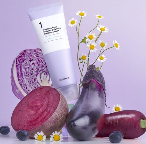 Customer photo review of numbuzin - No.1 Purple Complex Moisture Balancing Soothing Cream