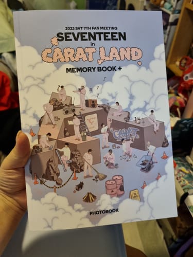 Customer photo review of SEVENTEEN - 2023 SVT 7TH FAN MEETING SEVENTEEN IN CARAT LAND MEMORY BOOK DIGITAL CODE WEVERSE SHOP GIFT VER.