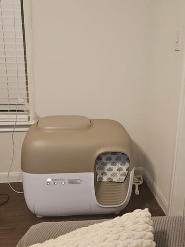 Customer photo review of Self-Cleaning Litter Box