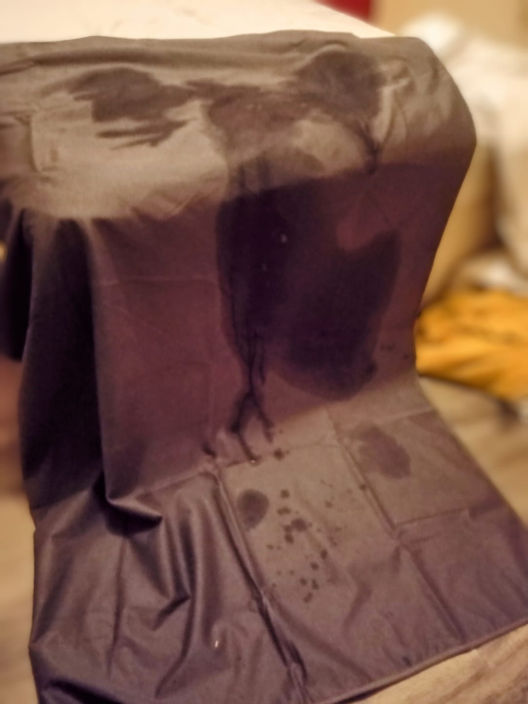 Customer photo review of Waterproof Splash Blanket™️ - Charcoal Bamboo Summer Blanket