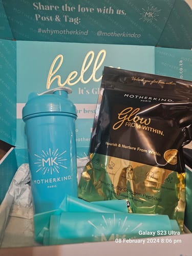 Customer photo review of Glow From Within Collagen 500g  - LIMITED EDITION