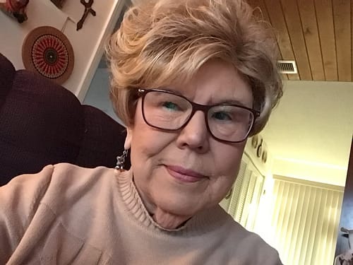 Customer photo review of Valentine Floral Tencel™ Waltz Knit Nightgown