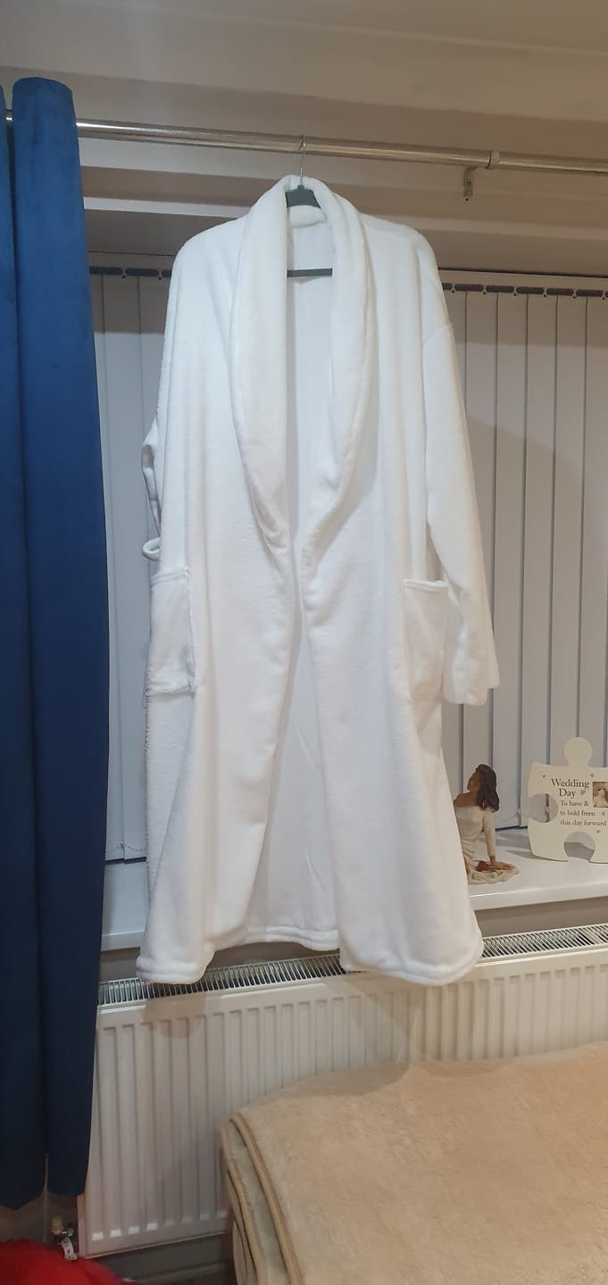 Customer photo review of Plain Cuddle Fleece Fabric