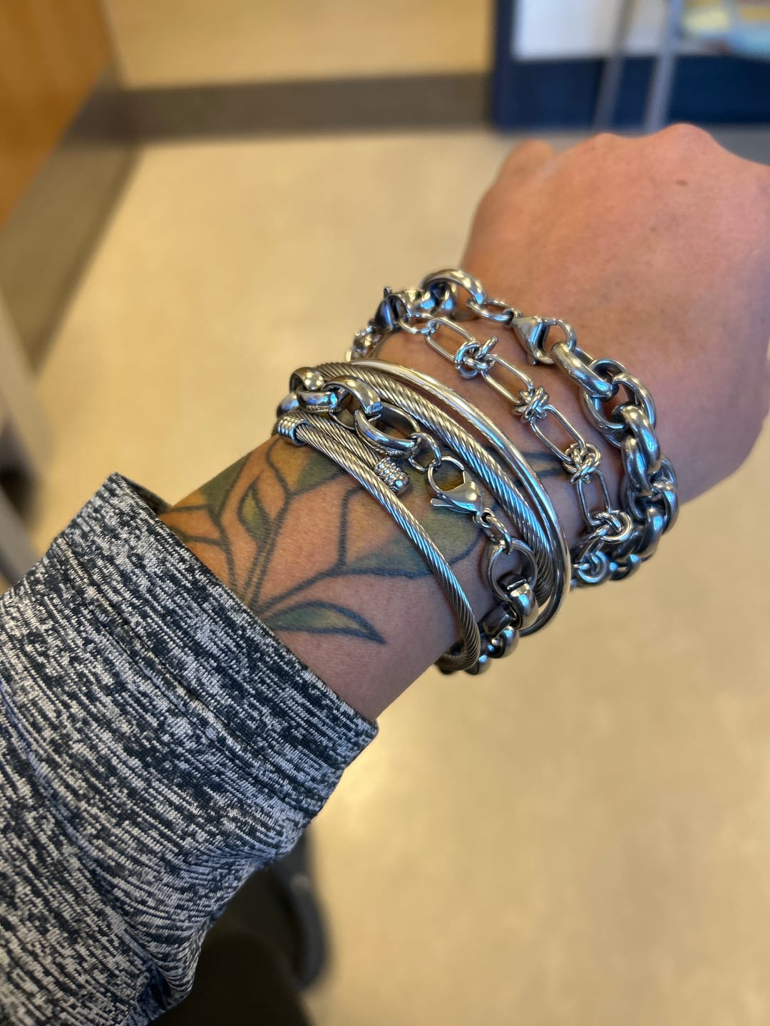 Customer photo review of Carissa Bracelet Stack