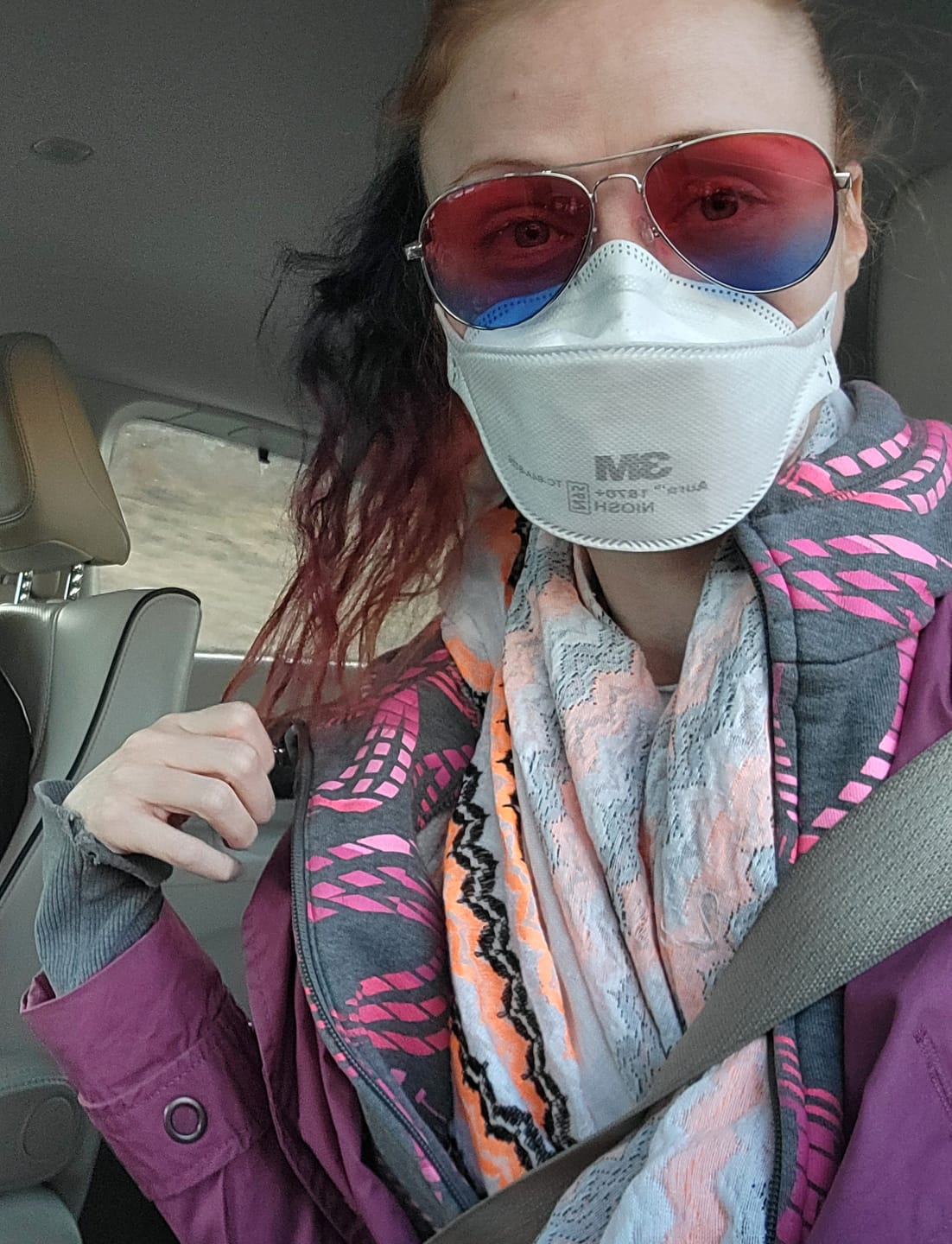 Customer photo review of 3M N95 Aura™ Respirator and Surgical Mask 1870+ Made in USA (NIOSH)