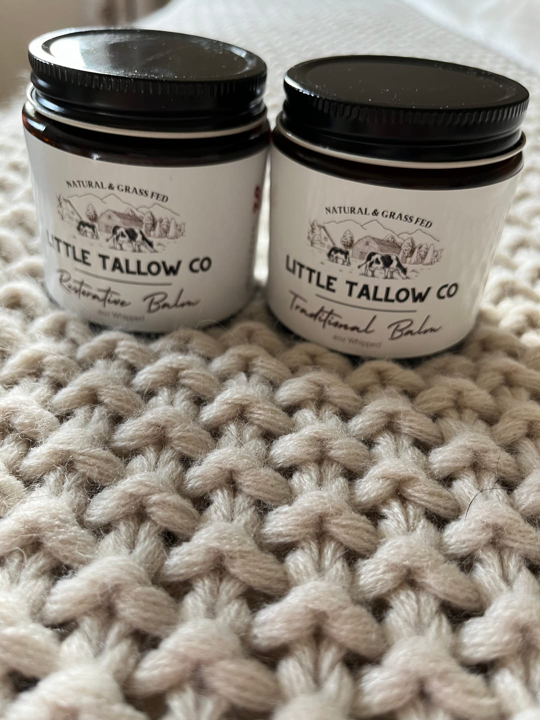 Customer photo review of Traditional Whipped Tallow Balm - 4oz Glass Jar