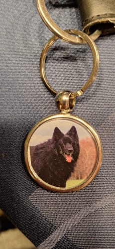 Customer photo review of Schlüsselanhänger-Bundle Rund 3x dein Foto für nur 19,90 €