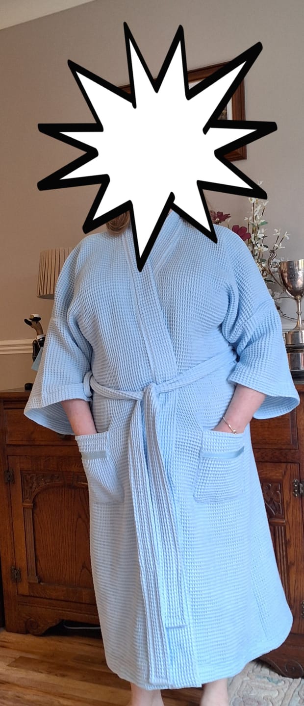 Customer photo review of 100% Cotton Waffle Fabric