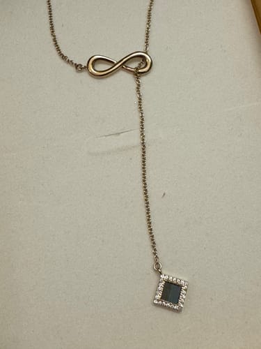 Customer photo review of Infinity Necklace