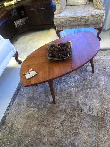 Customer photo review of Orta Sehpa - Masif Ladin Modern Orta Sehpa